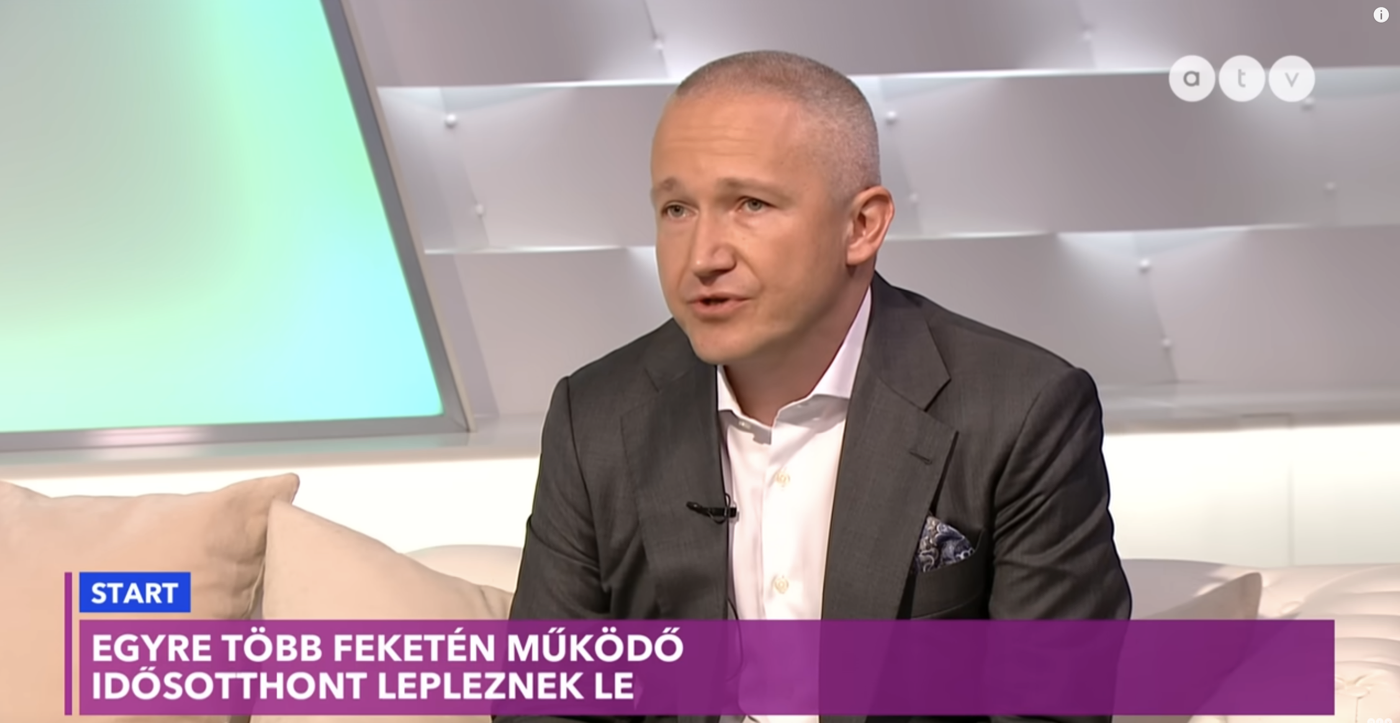 Dr. Nagy Viktor az ATV stúdiójában